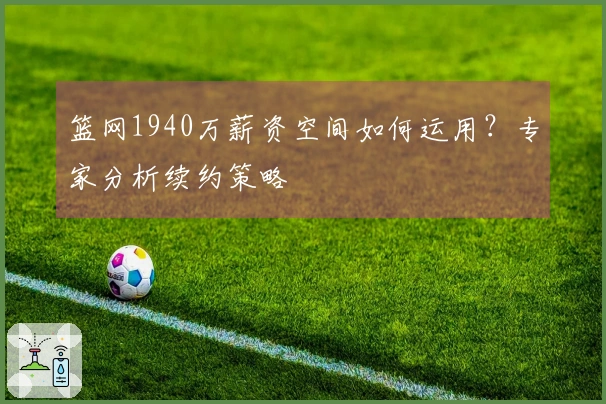 篮网1940万薪资空间如何运用？专家分析续约策略