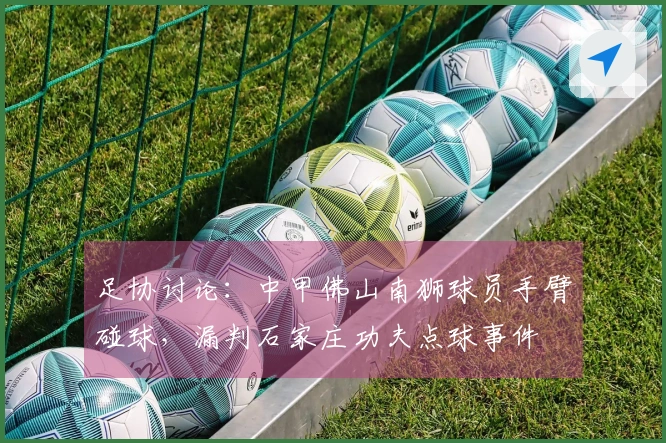 足协讨论：中甲佛山南狮球员手臂碰球，漏判石家庄功夫点球事件